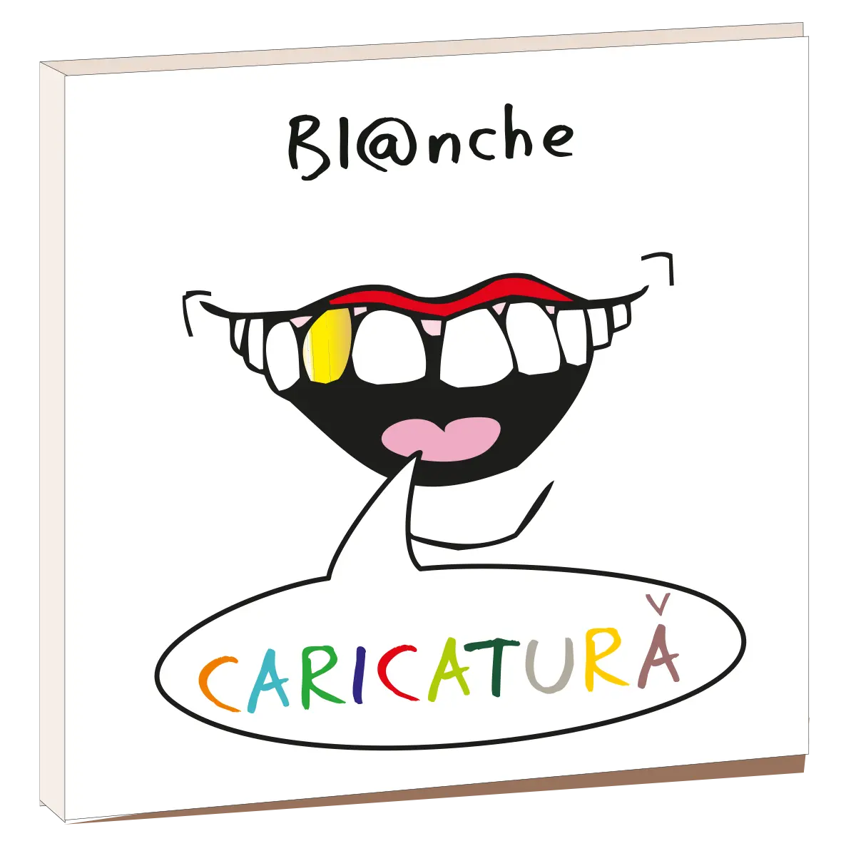 Blanche caricatura